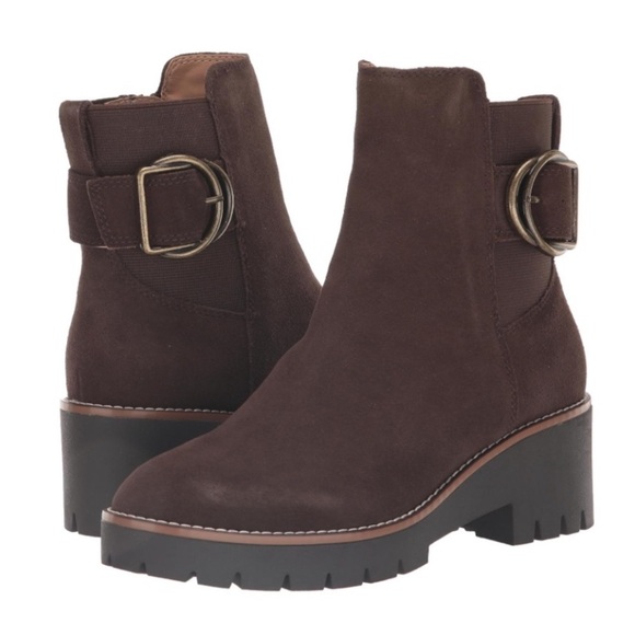 NWOB Women's Brown Ankle Boots Blondo 8 waterproof-Brand new - Picture 1 of 6